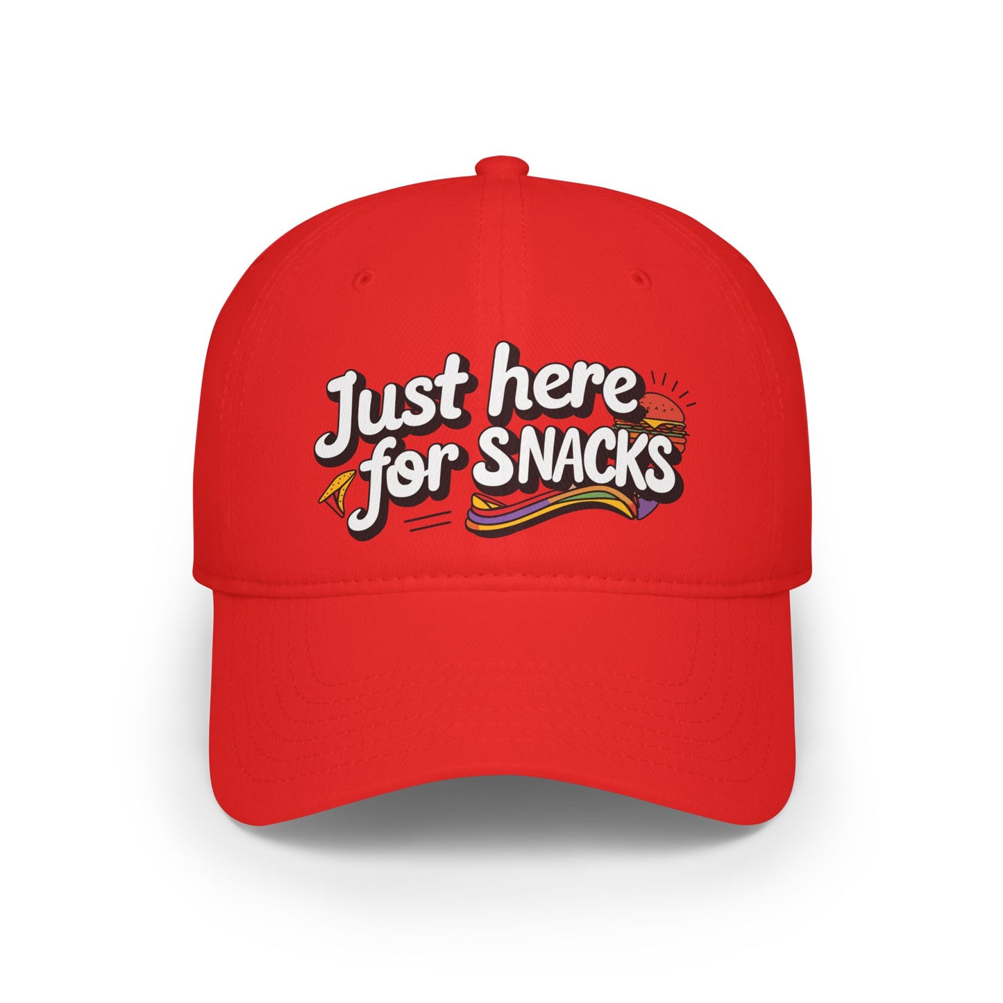 Just Here For Snacks Funny Cap By Memez Store