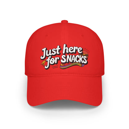 Just Here For Snacks Funny Cap By Memez Store