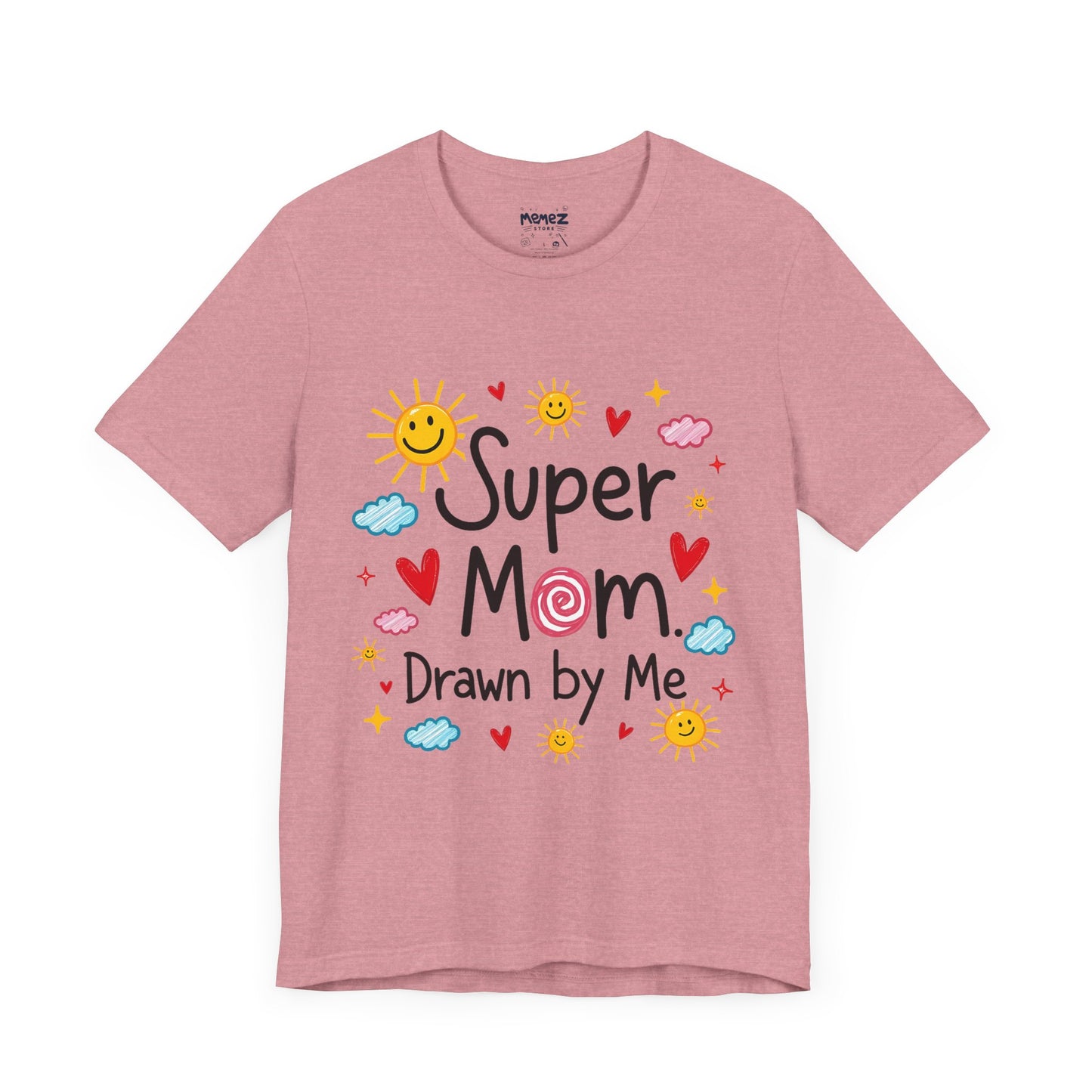 Hand Drawing SUper Mom Tee By Memez store