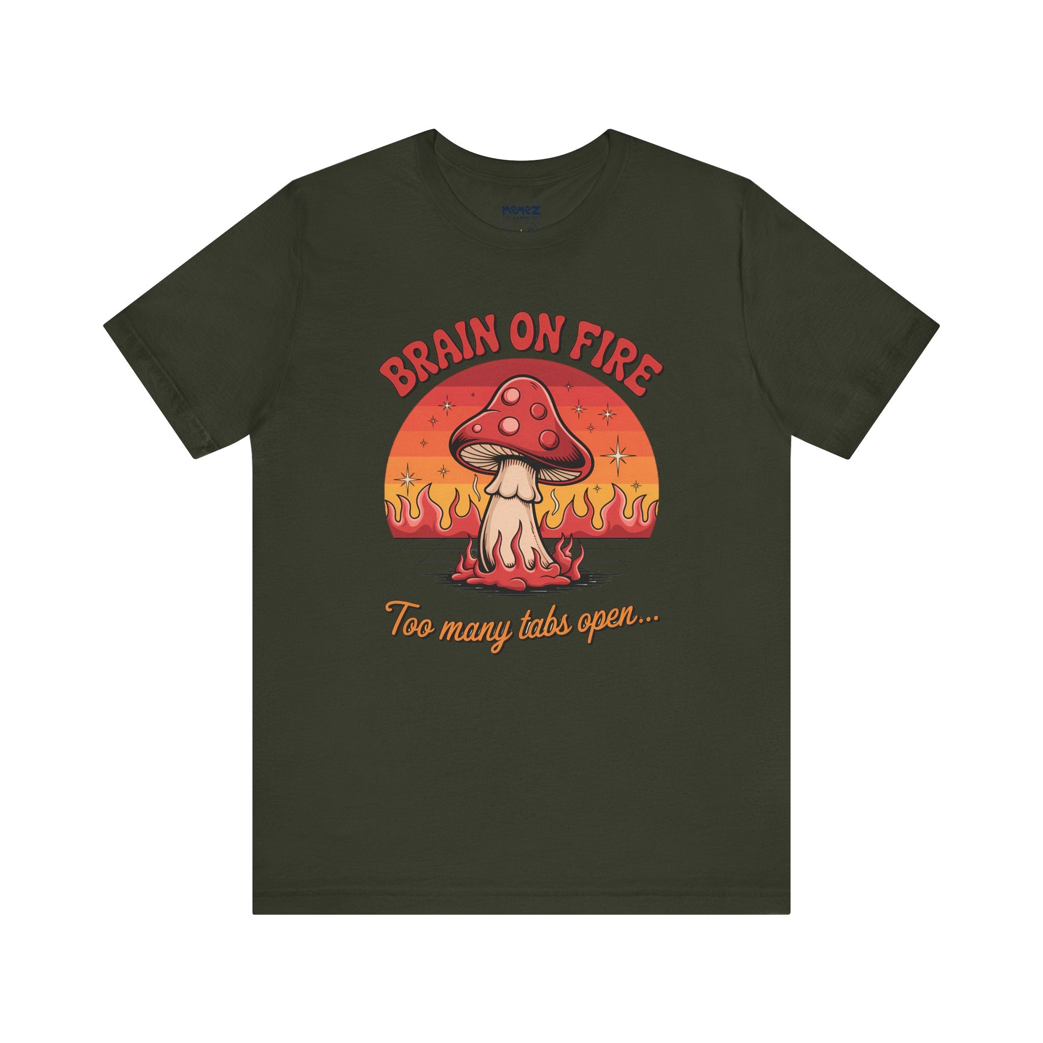 Funny Mushroom Tee Unisex Jersey Short Sleeve