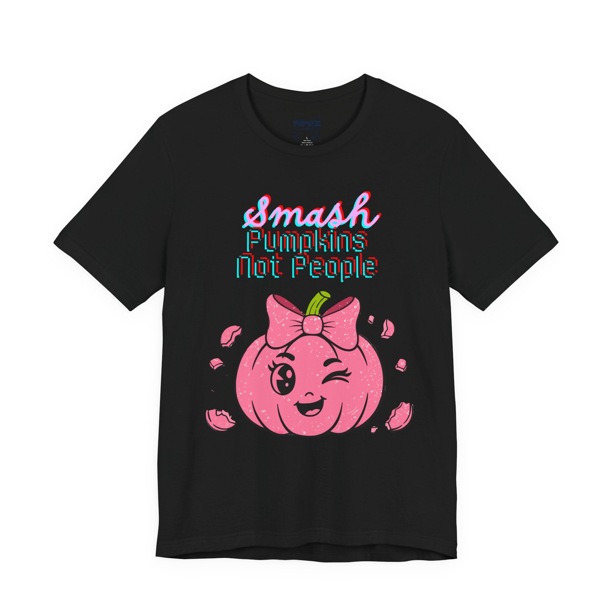 Geek Tee Unisex Jersey Short Sleeve Tee - Smash Pumpkin Not People Design