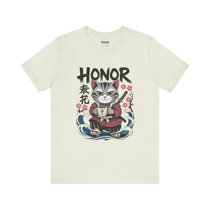 Japanese Noodle Funny Cat Tee