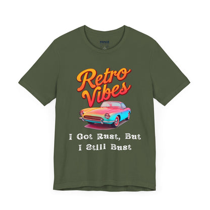 Funny Retro Vibes VIntage Car Lover's tee By memez Store