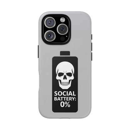 Social Battery Zeero I Phone case by Memez Store