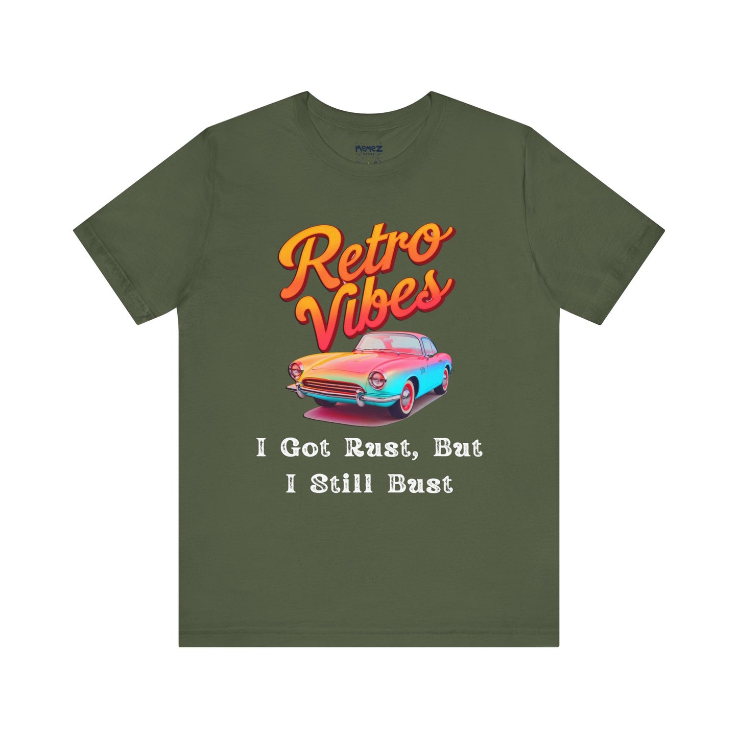 Funny Retro Vibes VIntage Car Lover's tee By memez Store