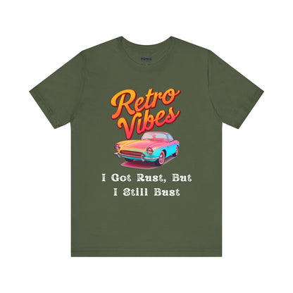 Funny Retro Vibes VIntage Car Lover's tee By memez Store