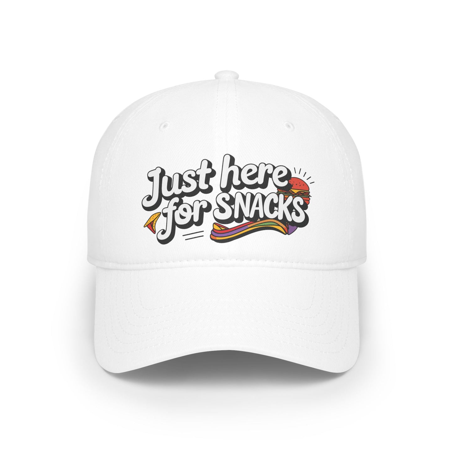 Just Here For Snacks Funny Cap By Memez Store