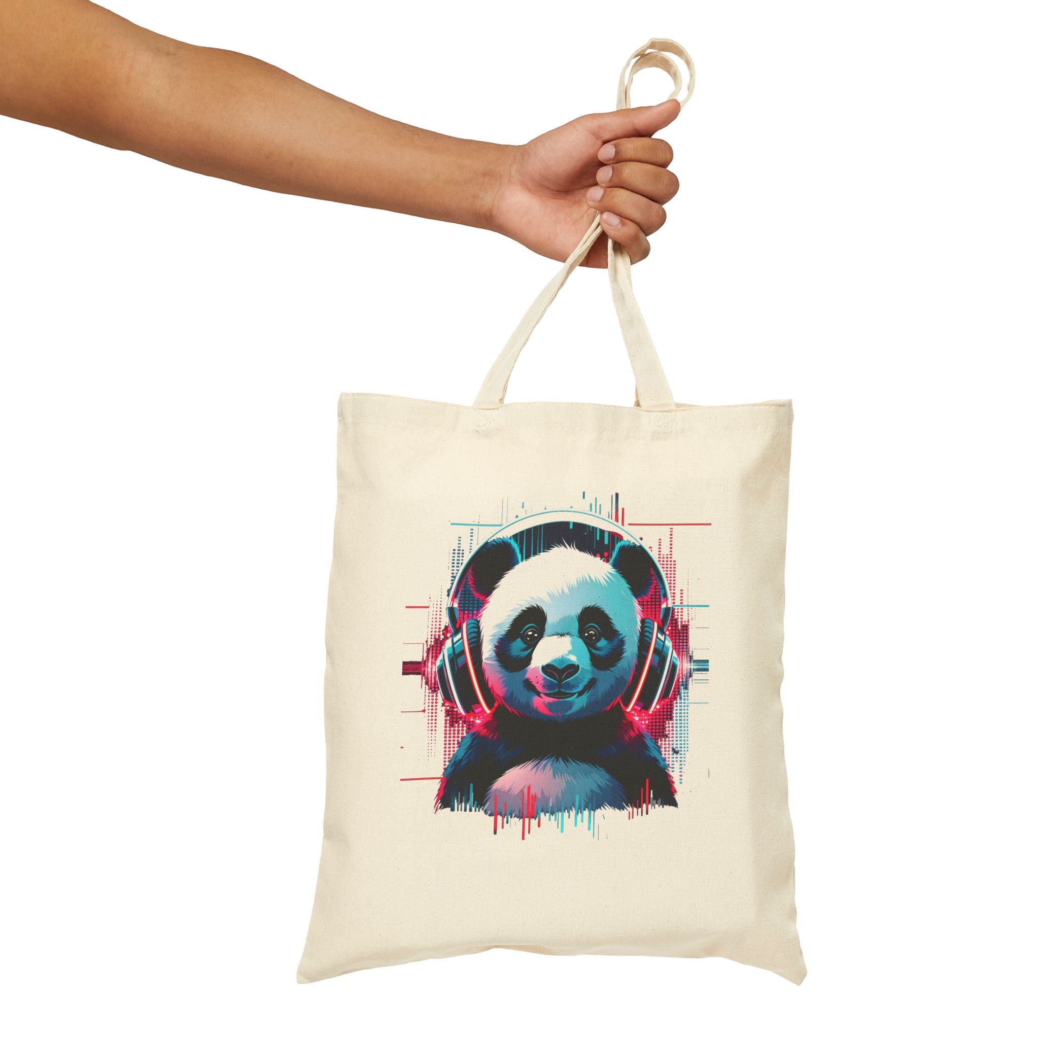 Music Panda Tote Bag