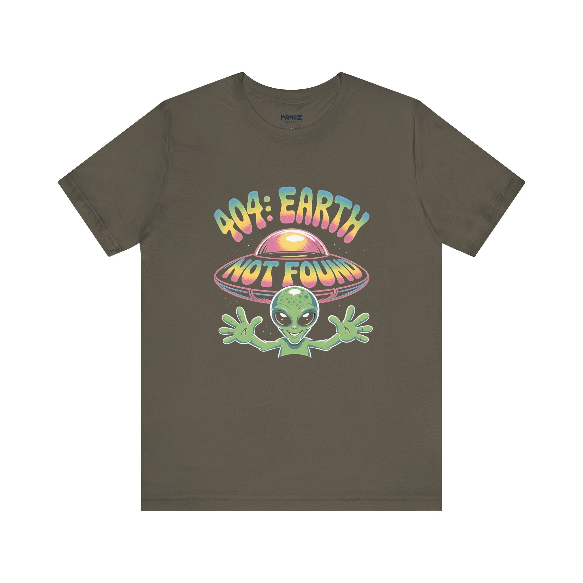 Error 404 Earth Not Found Funny Meme Tee