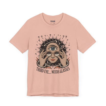 Third Eye Need Glasses Funny Tee By memez store
