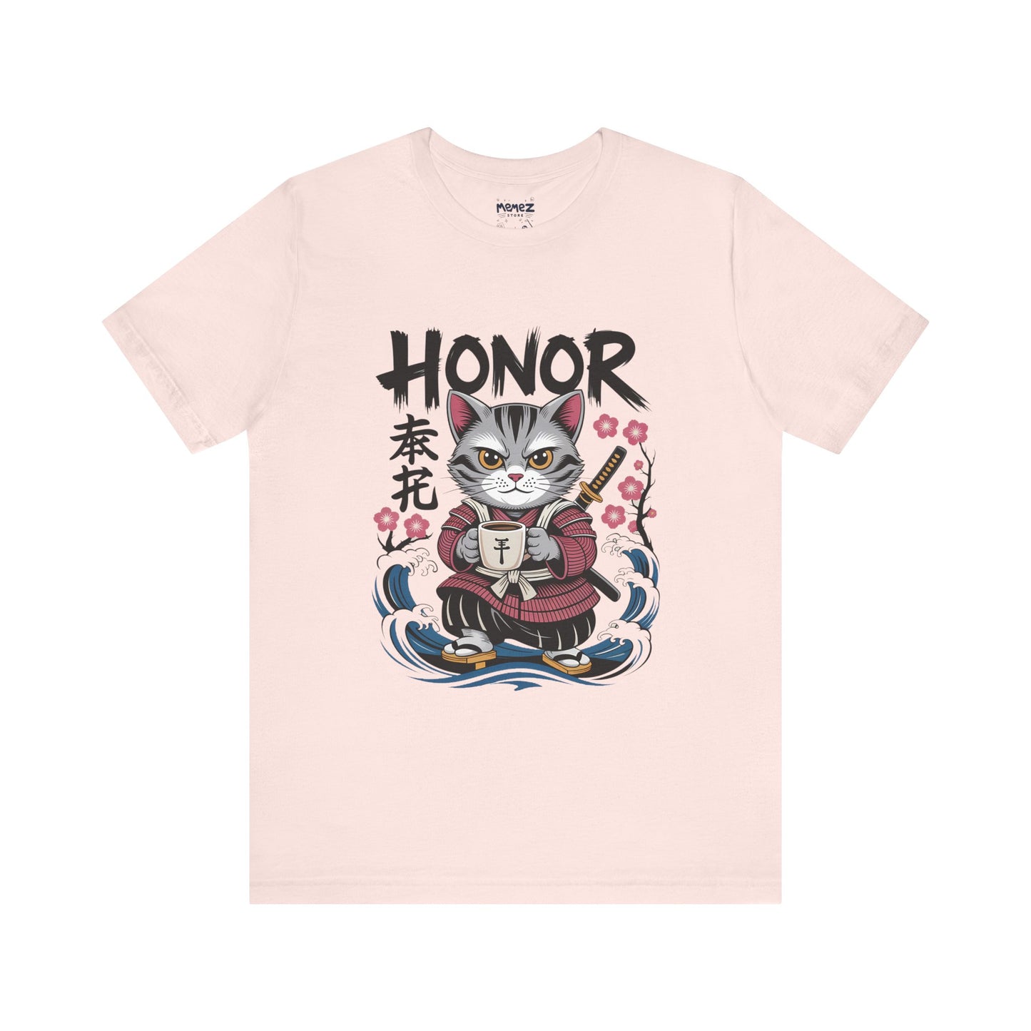 Japanese Noodle Funny Cat Tee