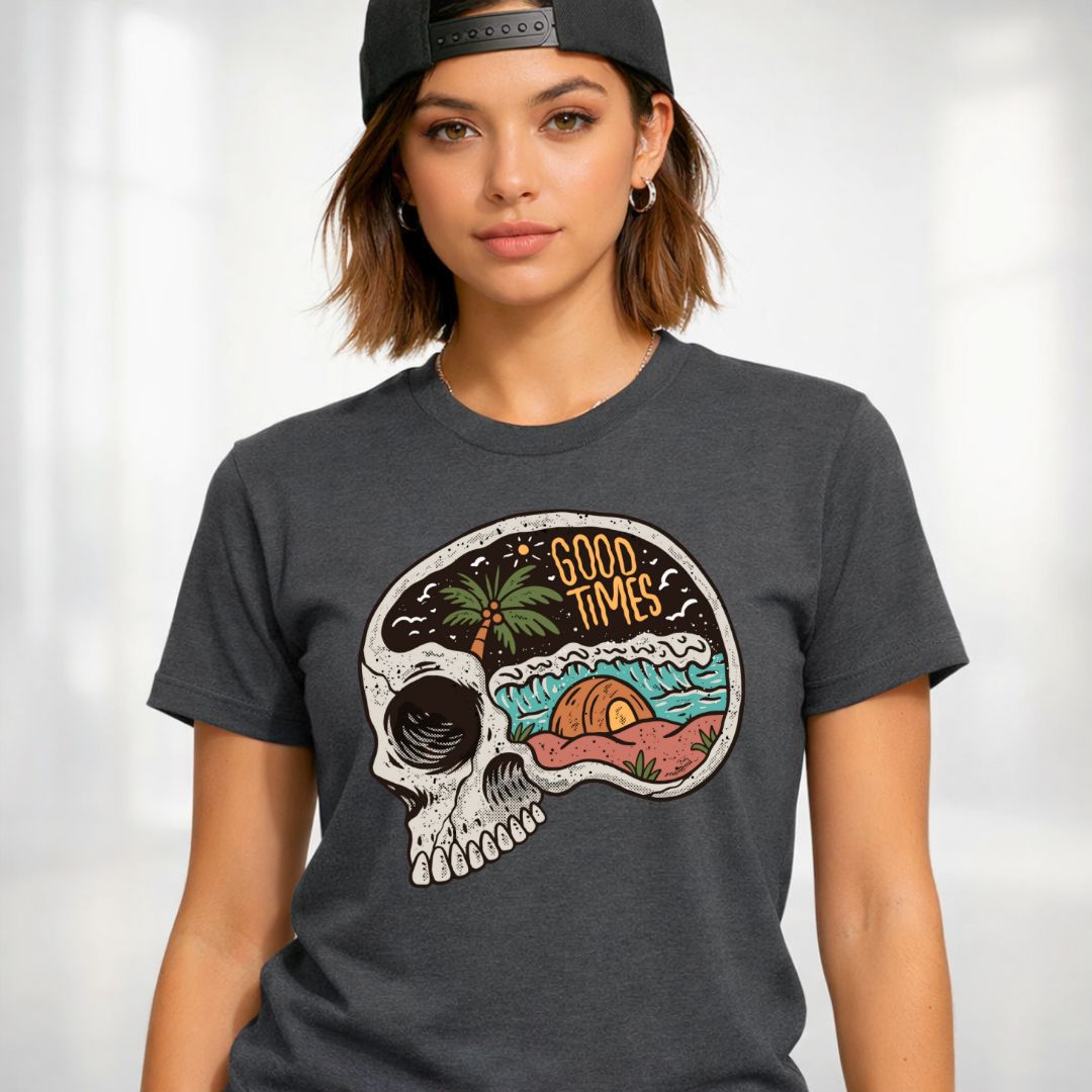 Good Time Skull Lovers Streetwear Tee
