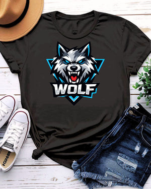 Wolf Graphic Streetwear T-Shirt