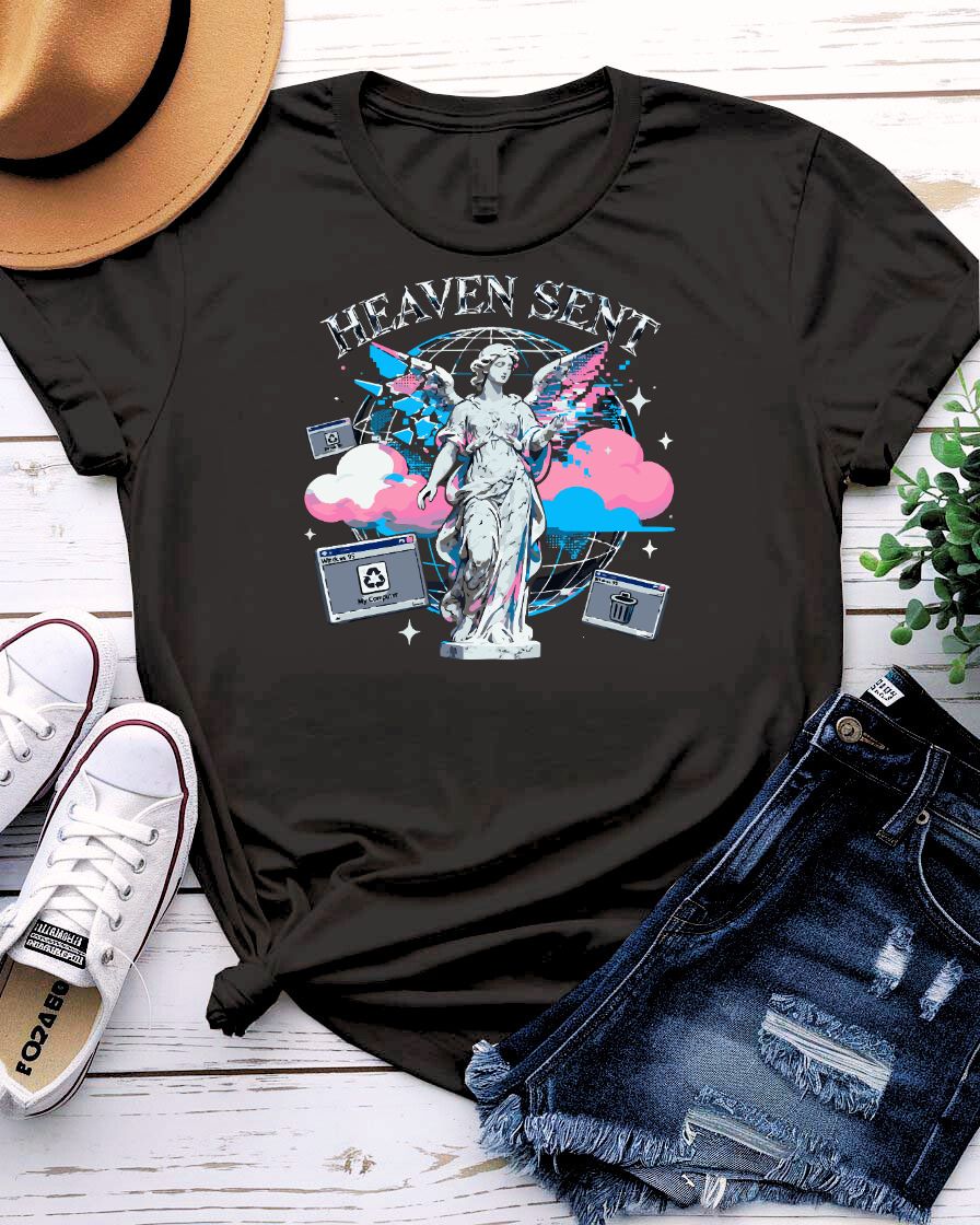 Heaven Sent Streetwear Tee — Urban Faith Graphic T‑Shirt