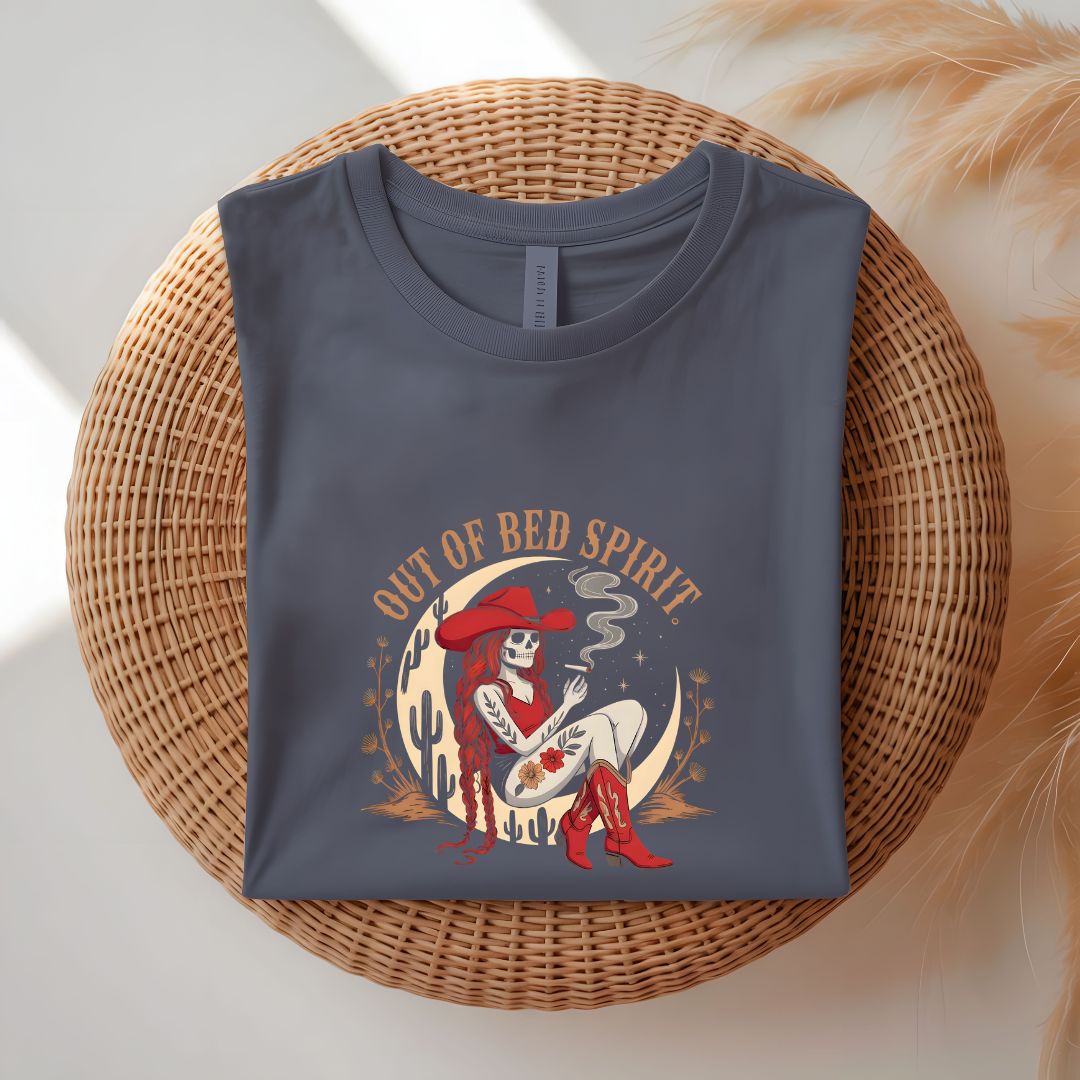 "Out of Bad Spirit Funny Halloween Tee by Memez Store – spooky season unisex shirt"