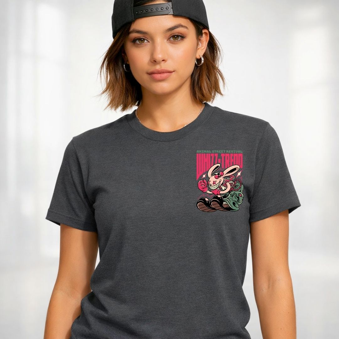 Whiz Trend Premium Oversized Streetwear Tee - Model Front