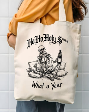 What A Year Funny Understated Sarcasm Tote Bag