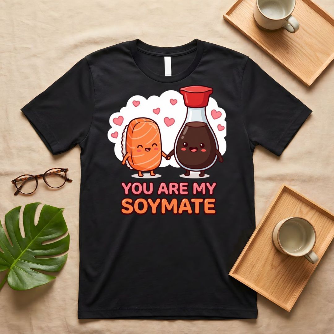You are Soya Mate Vegan Pun T-Shirt for Friends