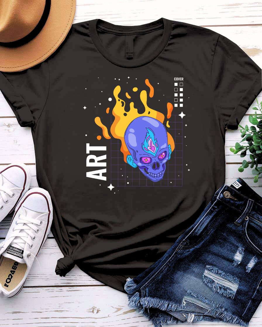 Art Streetwear Tee — Urban Graphic Short-Sleeve T-Shirt