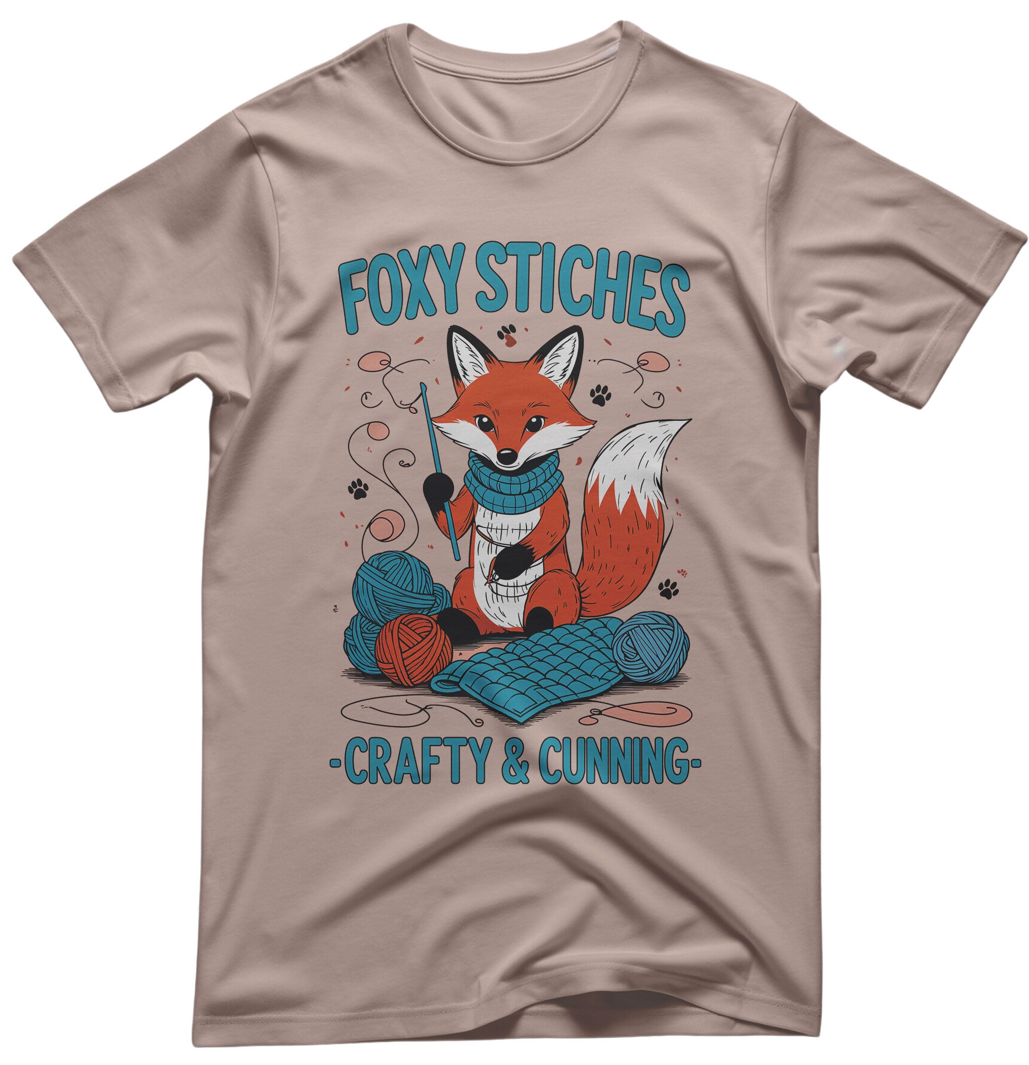 Foxy Stitches Funny Meme Tee - Animal Humor Apparel | Memez Store