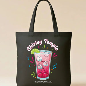 Shirley Temple Vintage Child Star &amp; Mocktail Tote Bag