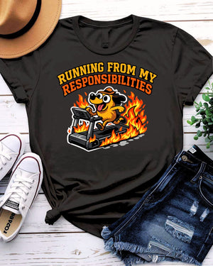 Running From My Responsibilities Graphic T-Shirt
