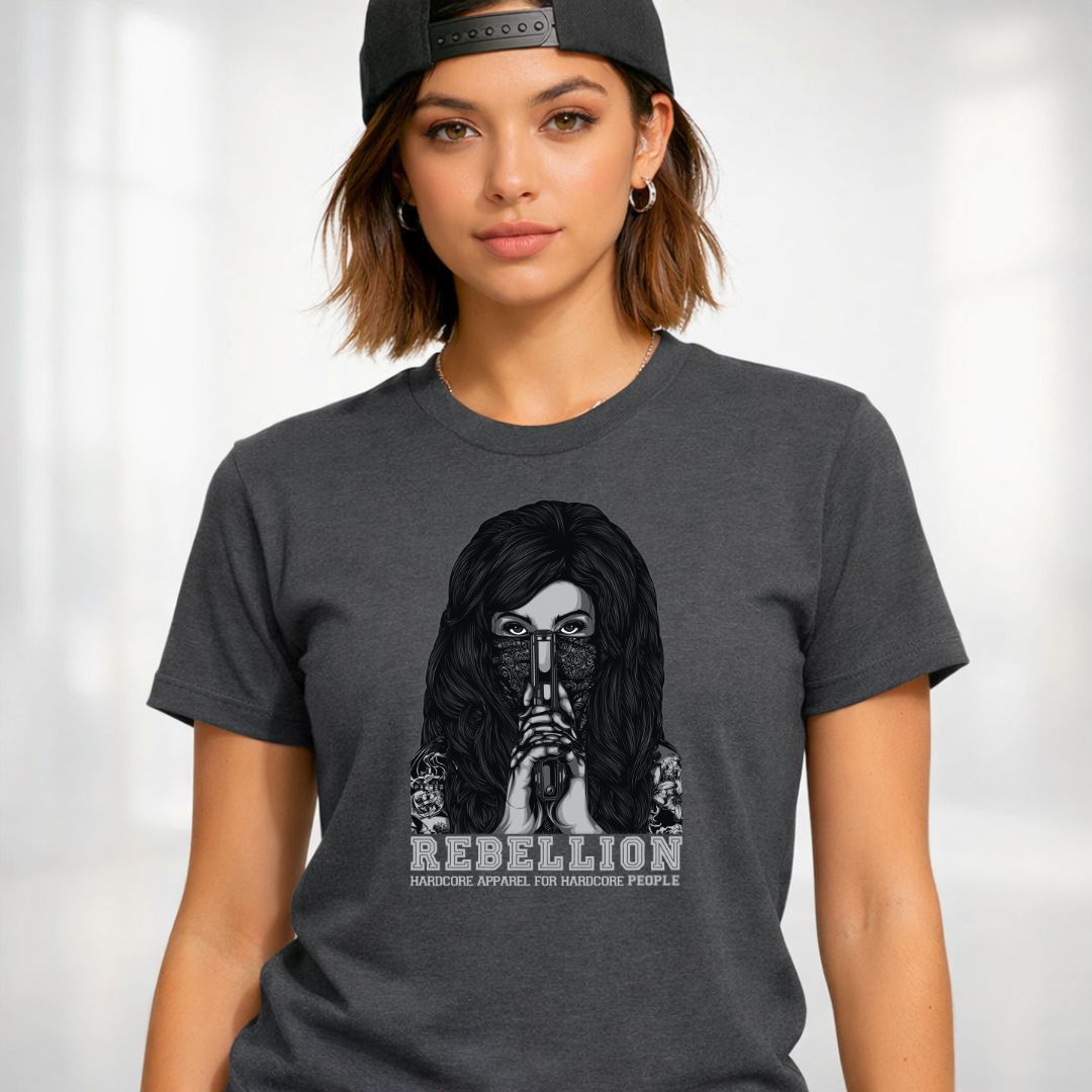 Rebellion Streetwear Tee — Urban Casual Short Sleeve