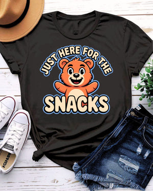 Just Here for The Snacks Graphic T-Shirt