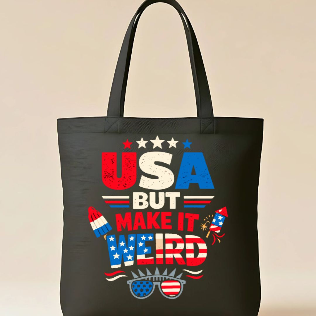 USA Patriotic Graphic Tote Bag