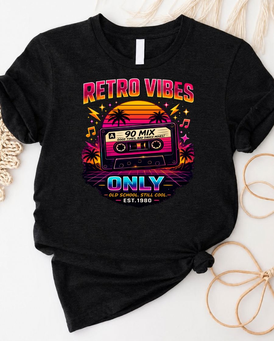 Retro Vibes  T‑Shirt