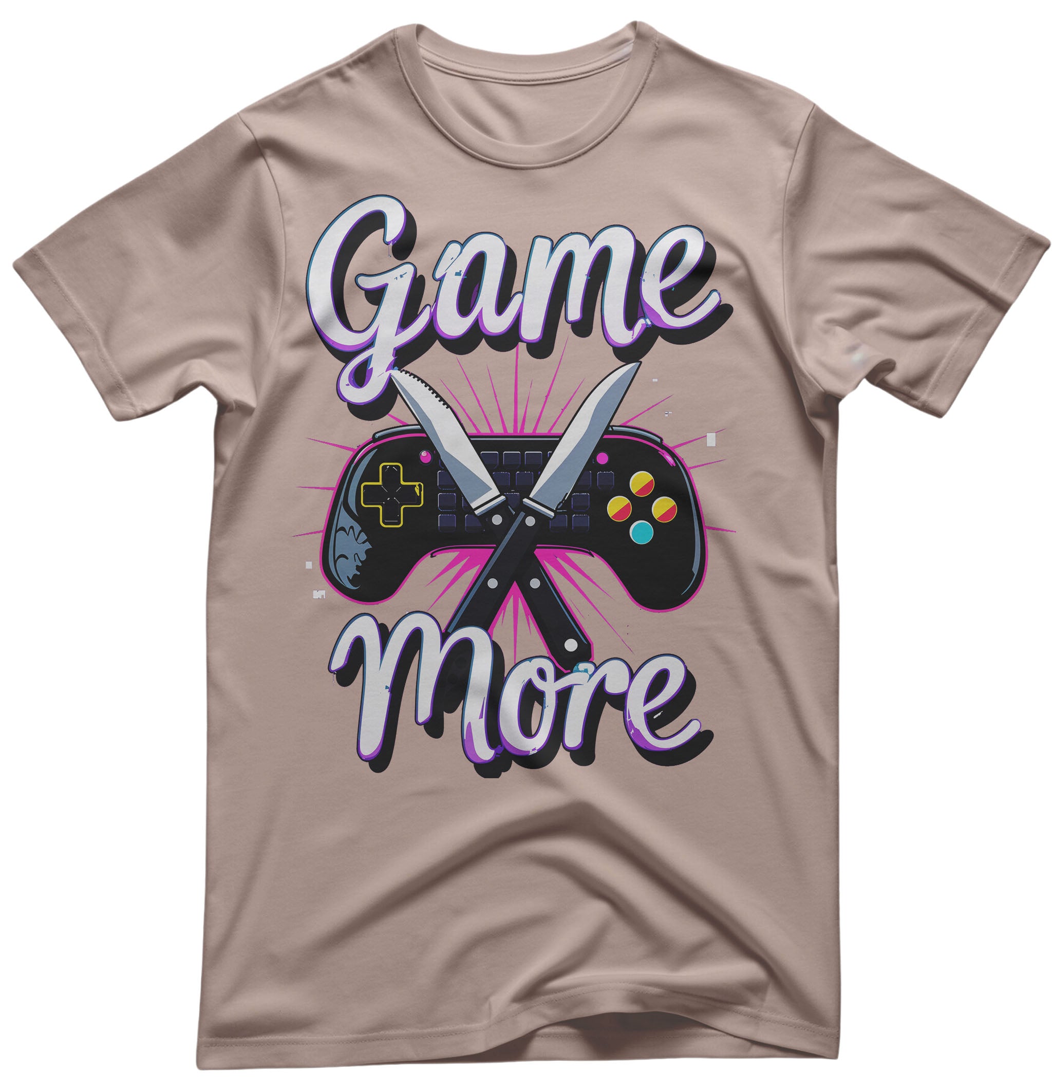 Foodie Gamer Tee - Funny Gaming & Snack Meme Shirt | Memez Store
