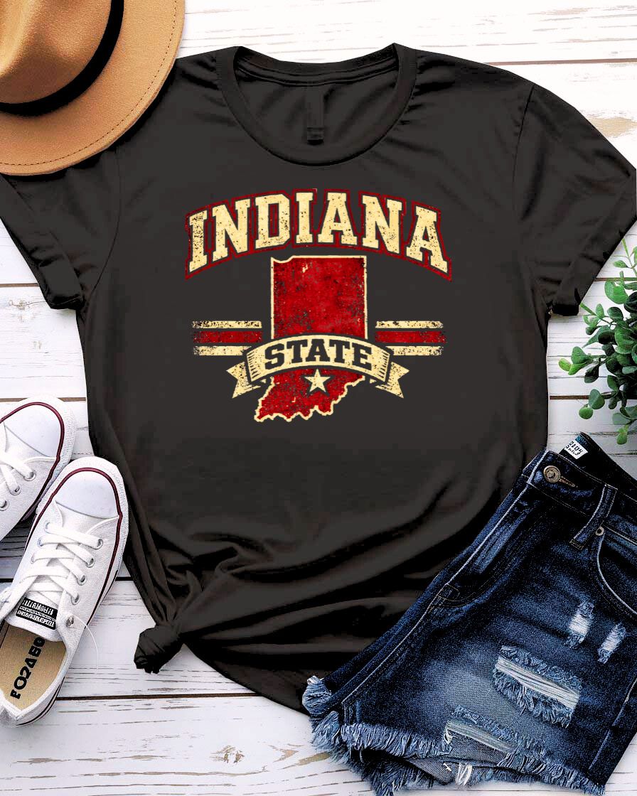 Vintage Indiana State Pride T-Shirt