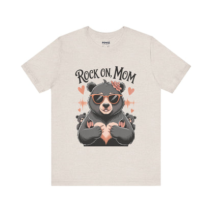 Rock On Mom FUnny Mama Bear Meme Tee By Memez Store