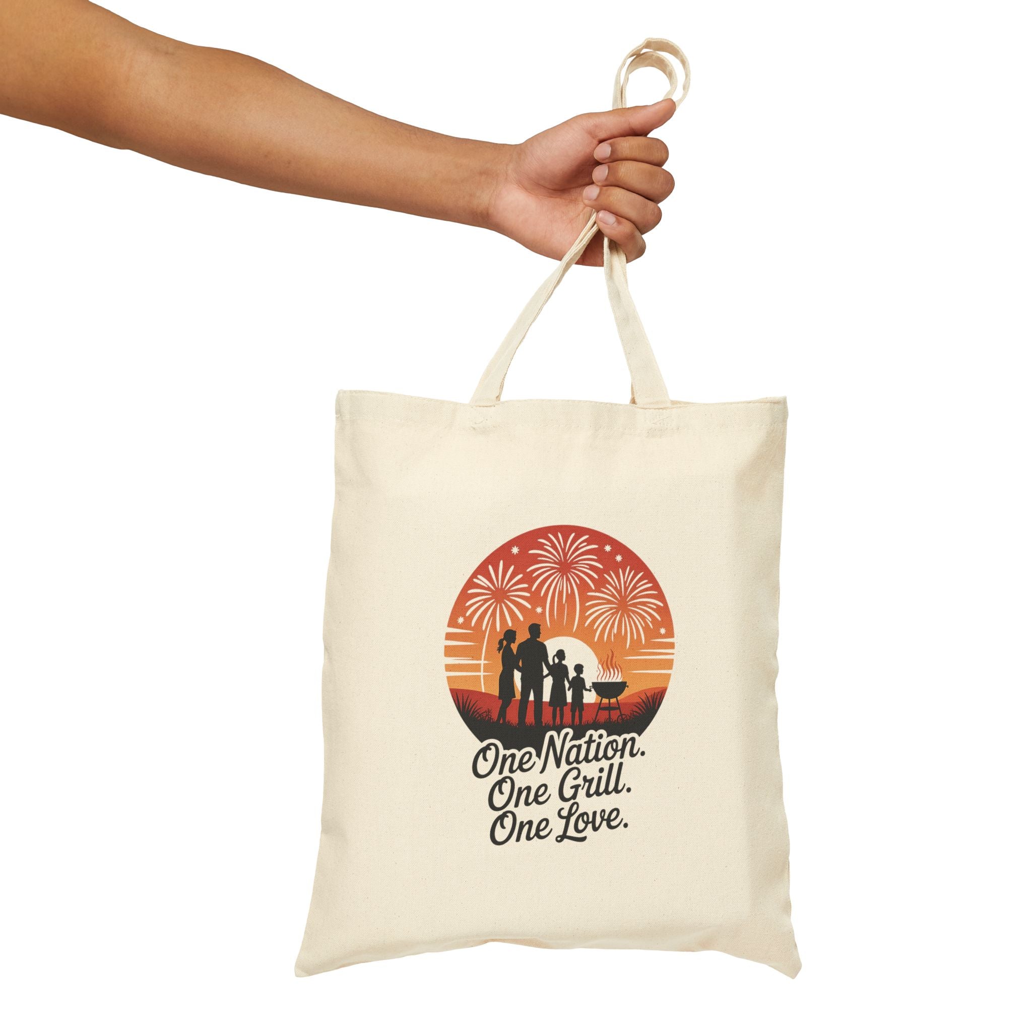 One Nation One Grill 4th July Tote Bag