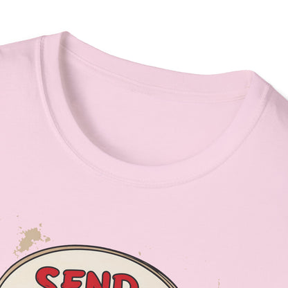 Send Coffee Stat Unisex T-Shirt Meme and Funny By Memez Store