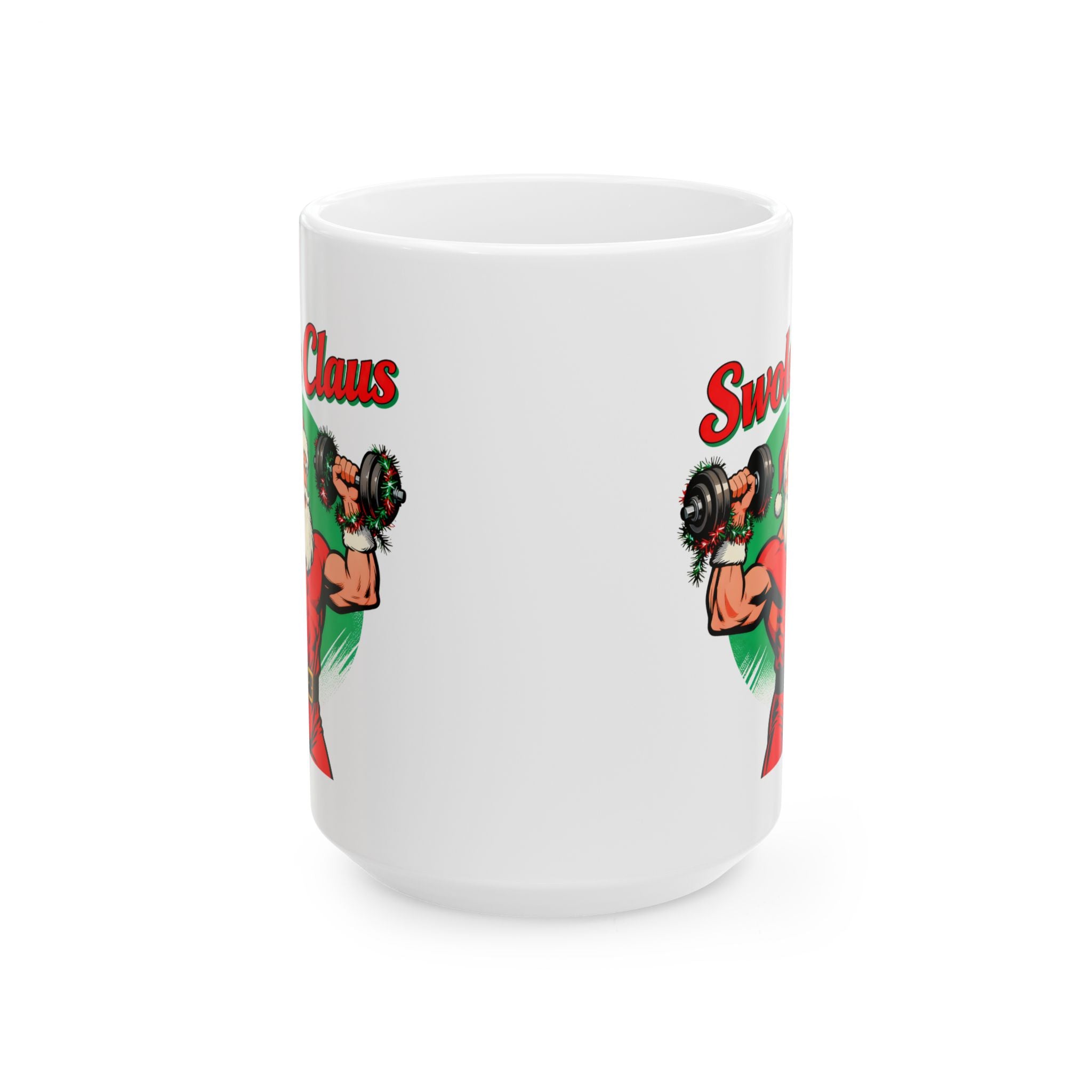 Mug - Swole Clause Christmas Ceramic Mug (11oz, 15oz)