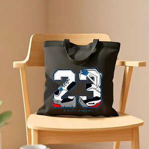 23 Tote Bag with minimalist number design