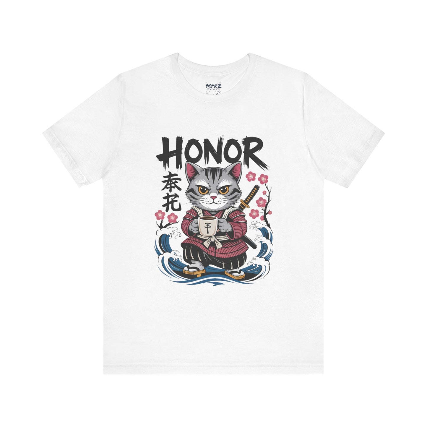 Japanese Noodle Funny Cat Tee