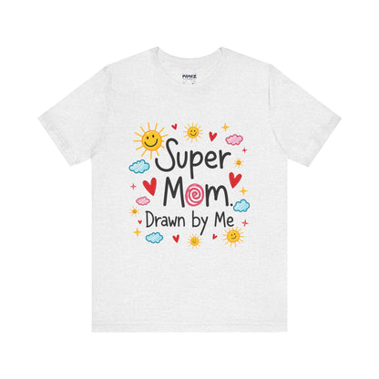 Hand Drawing SUper Mom Tee By Memez store