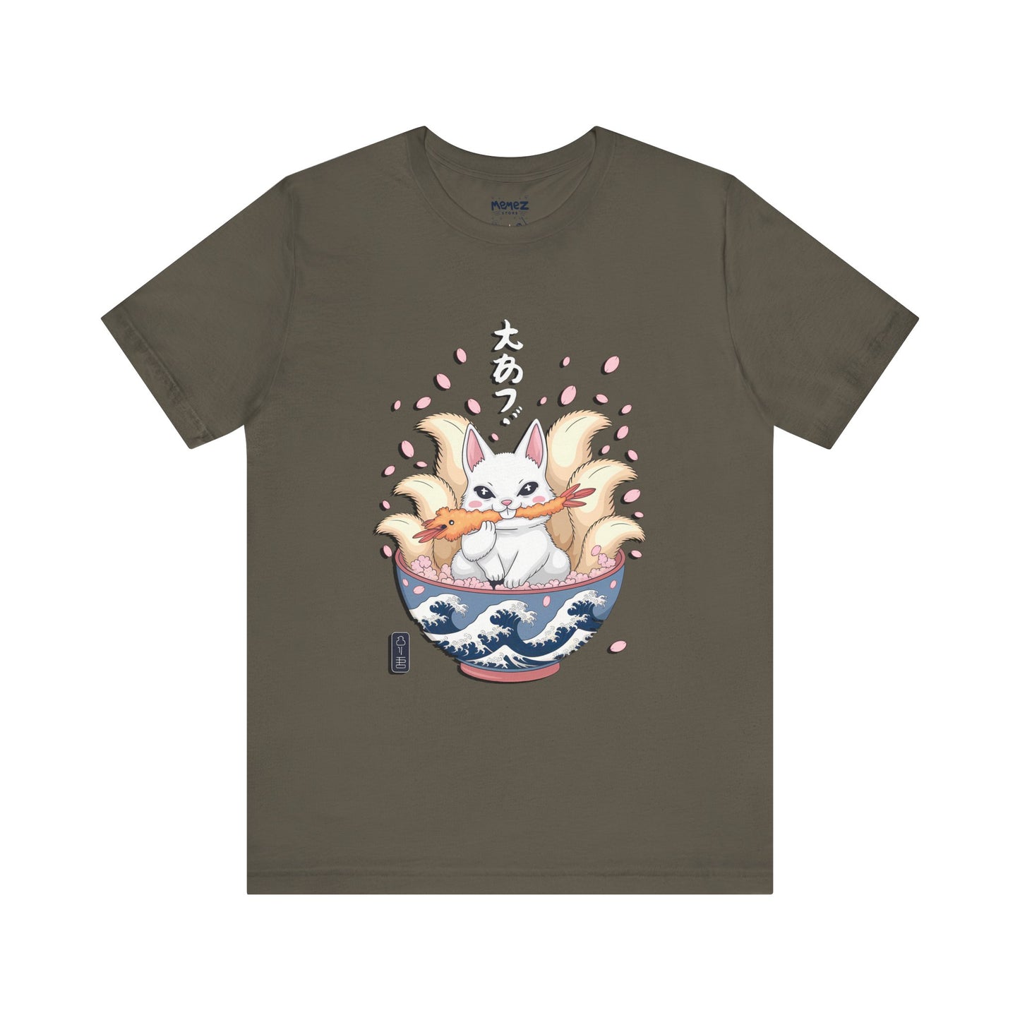 Japenese Noodles with Cat Funny Tee By memez store