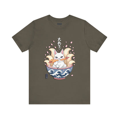 Japenese Noodles with Cat Funny Tee By memez store