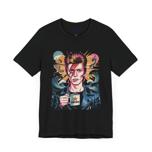 Short Sleeve Tee - David Bowie Parody Meme Tee By Memez Store