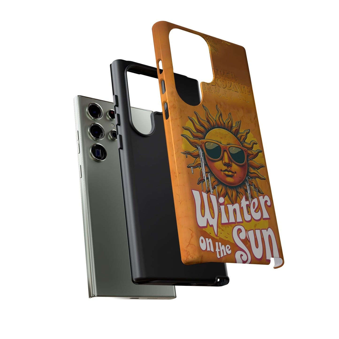 Winter on The Sun Funny Meme Phone Case - Sarcastic Design | Memez Store