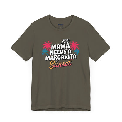 Mama Needs A Magarita Sunset Funny Tee By Memez Store