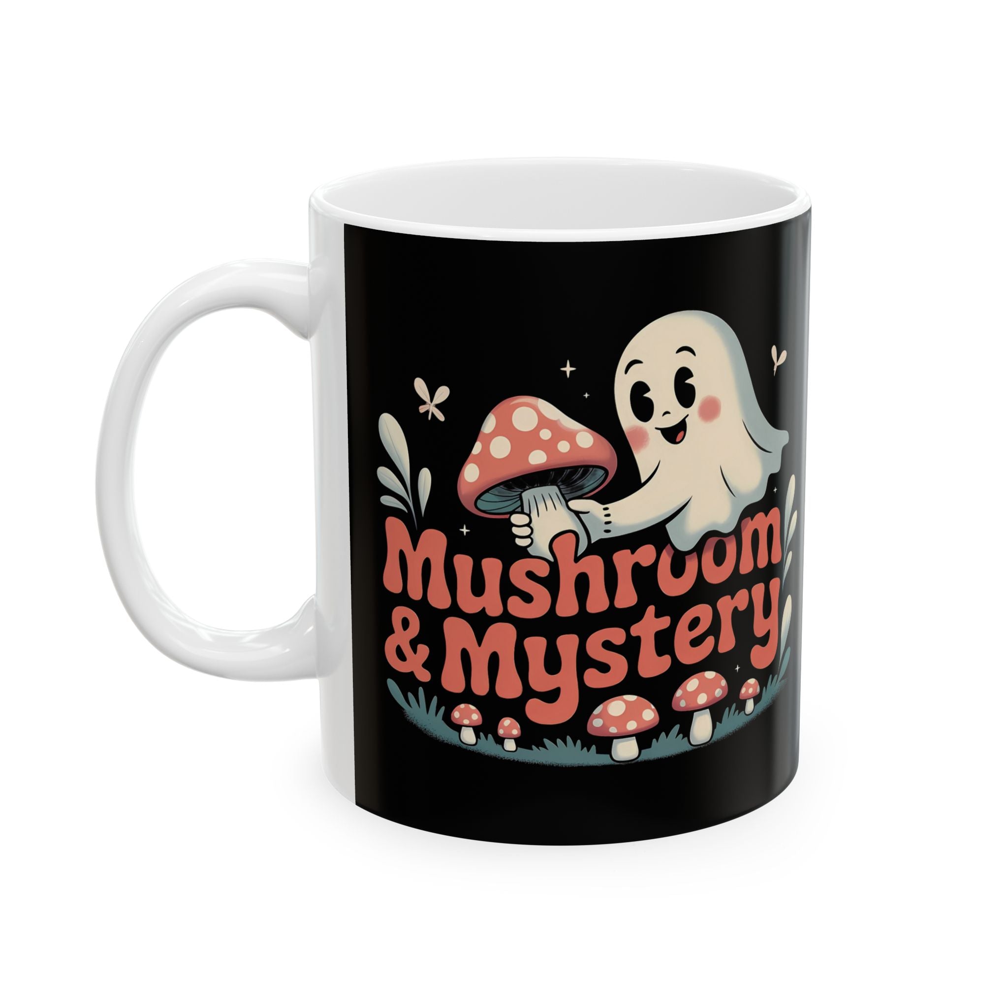 Mushroon and Mystery Halloween Meme Mug