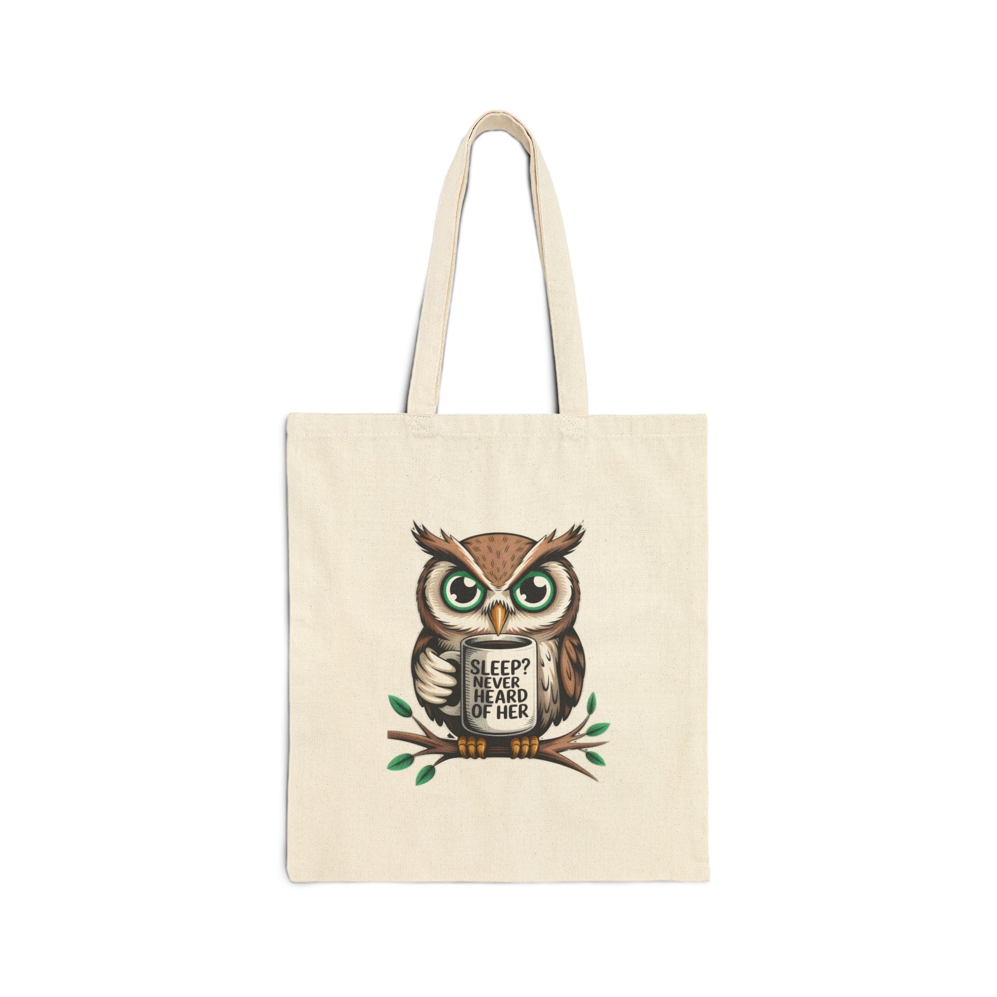 Sleep Never Owl Tote Bag