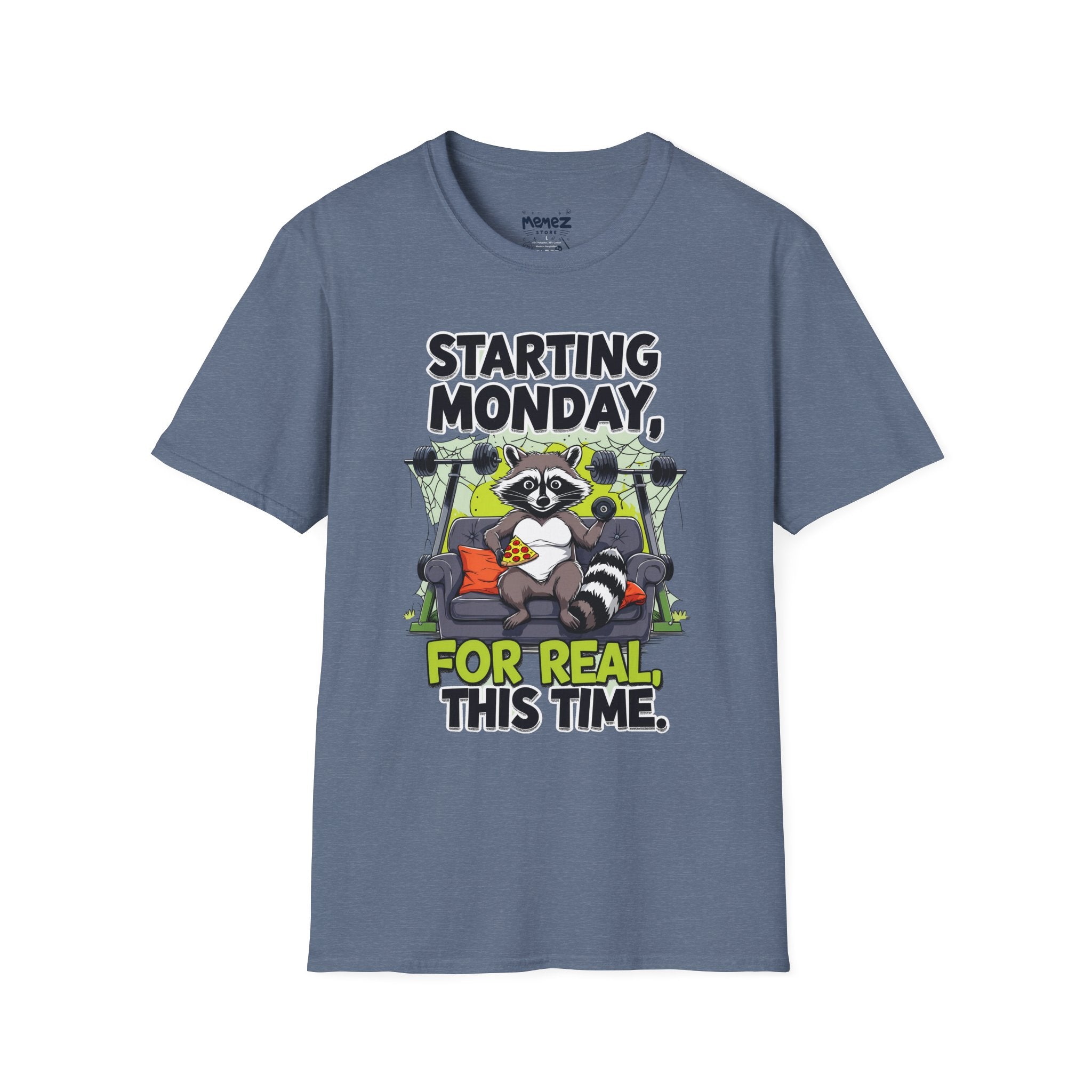 Funny Meme Unisex T-Shirt - Starting Monday Design