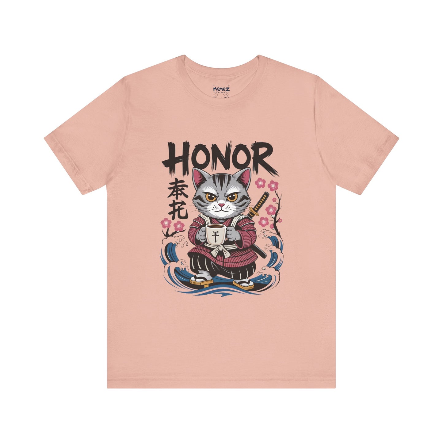 Japanese Noodle Funny Cat Tee