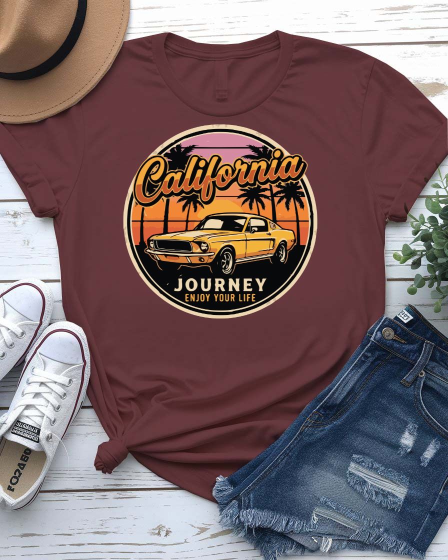 California Journey Enjoy Your Life Tee