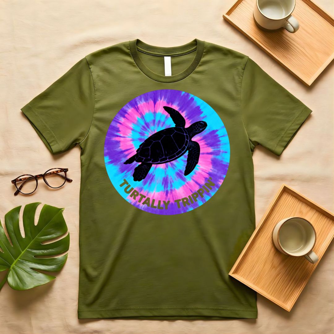 Turtally Trippin Meme  Tee